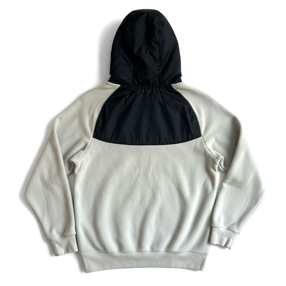 Nike Fleece Full Zip Hooded Jacket Warm Winter Outdoor Cozy Mint Green Navy M - Picture 3 of 8